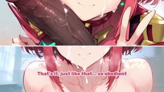 Role Play HENTAI JOI - Pyra takes what she needs to have a BBC Cucking NTR, Quickshot, Femdom, CEI, SPH-7