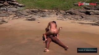 [GetFreeDays.com] Beautiful brunette fucked by a huge cock on the seaside beach Porn Video June 2023-6