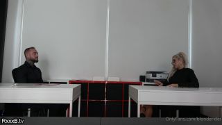 Blonde Rider - Beautiful Secretary Gives Blowjob In The Office Full HD-2