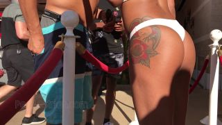 CandidCreeps 804 Black Girl Candid Ass Hot Thong Bikini Ebony-7