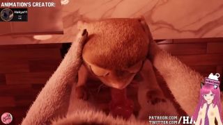 Furry Animation My slutty stepsister pays me a bet by sucking my cock Hakya11 animation - Jazziuu-6