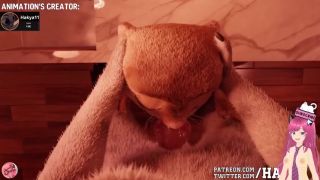 Furry Animation My slutty stepsister pays me a bet by sucking my cock Hakya11 animation - Jazziuu-8