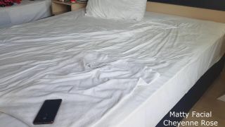 Cheyenne get a 1 man Bukkake on Holiday webcam MattyFacial-9