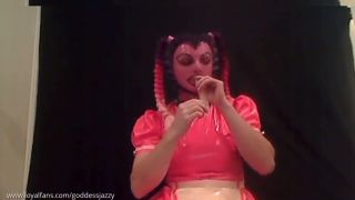 Live Cam Sissy Strawberry Drinks 12 Loads Of Alphas Cum And Then Fills His Hole With One By My Orders Goddess Jazzy (Femdom porn)-1