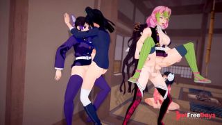 [GetFreeDays.com] Orgy FUTA with Mitsuri, Shinobu, Aoi, Makomo and Daki from Demon Slayer Sex Video May 2023-4