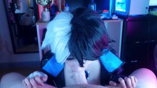 Miss Moons - Pervy roommate wanted to see my luna snow cosplay so I dominated him-2