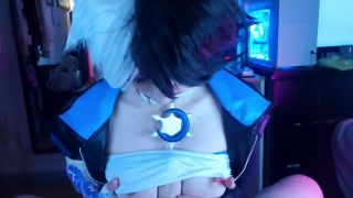 Miss Moons - Pervy roommate wanted to see my luna snow cosplay so I dominated him-3