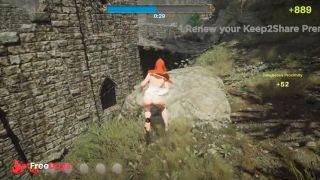 monster chases juicy virgin to take her virginity-1