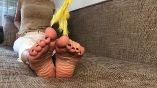 adult xxx video 49 black girl foot fetish feet porn | Feather Foot Tickling | dollhousestudio-8