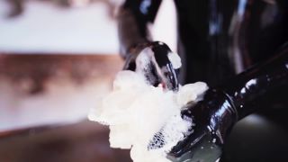 free porn clip 22 Miss Ellie Mouse – Black Latex Catsuit and Soap Suds - corset - brunette girls porn sock fetish-1