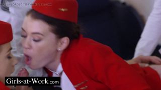 [GetFreeDays.com] Fours in a plane with 2 stewardesses uniform porn feat misha c hardcore brutal porn-5