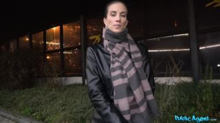 Night time outdoor sex at the station Public!-0