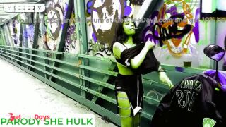 REAL PUBLIC PARODY SHE HULK OUTSIDE GIVING BLOWJOB HENTAI REAL TOON-6
