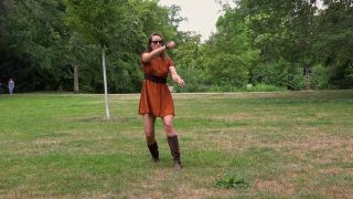 Femdom porn  FemdomFoto - Lady Iveta Delivers Overhead Strikes in German Scene  Punishment -6