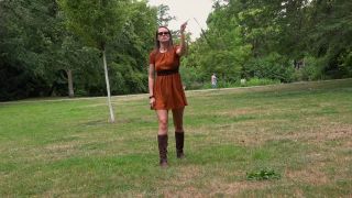 Femdom porn  FemdomFoto - Lady Iveta Delivers Overhead Strikes in German Scene  Punishment -7