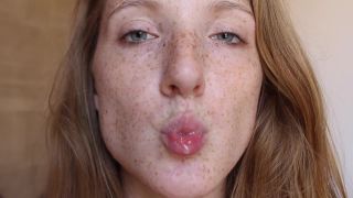 adult clip 44 spandex fetish LittleRedheadLisa – Shhh Square lips, lip fetish on fetish porn-7