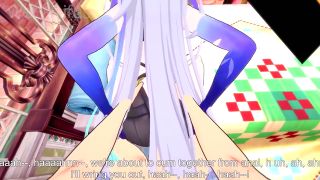 Wet Waifus - Skirk has Great Sex with her new Student - Genshin Impact hentai-9