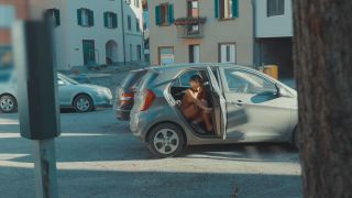 Daring Kiara Public Anal Plug Enema in City Center-5