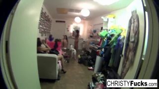 Christy Mack,Lola Foxx,Vicki Chase - Three sexy pornstars play with each other's pussies-6