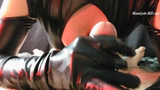 Mistress Gives Slave Handjob In Latex – Nasty Chick X - Nasty chickx-6