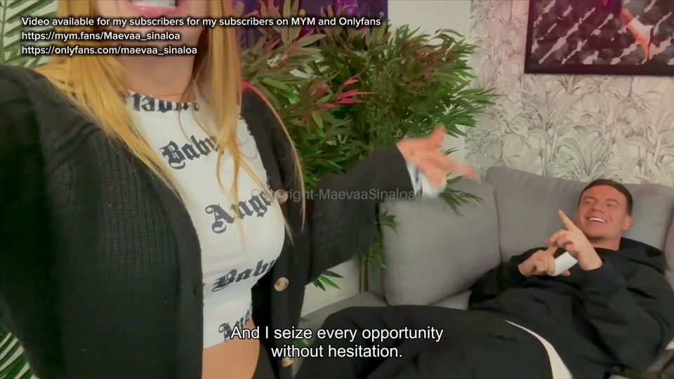 7124 FACE REVEAL - AD Laurent Cum in my Pussy Maeva Sinaloa 1...