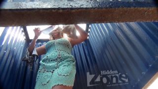 Voyeur – A girl with big 3174 is changing clothes and putting on a swimsuit on voyeur -3