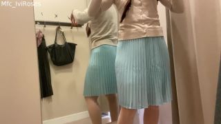 Ivy RosesIviRoses Squirting on panties in fitting room and buying them after-8