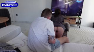 Joi She didn't even notice how I cum all over her back!-7