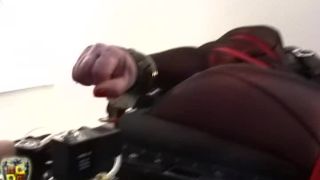porn video 15 leather glove fetish MJ – Chair Fucked – Mary Jane, Lydia McLane, catsuits on fetish porn-5