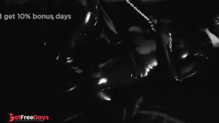 Latex sex. Latex dog sex chained-1