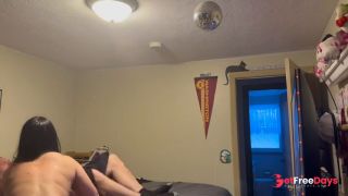 Caught jerking it so she did it for me-2