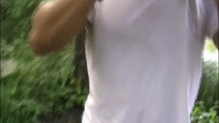 Hardcore gay action in a public park Gay!-6