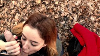 Slobber Blowjob In The Park Ahegao - Public-1