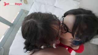 Playing Truth or Dare With My Girl Best Friends - they get their first big dick-7