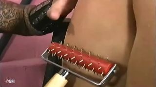 Pain Series 093 - Bound submissive gets tormented and covered with wax-6