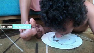 Rani Thisa Cake licking from feet Femdom!-5