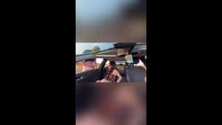 Natural Tits Davinia masturbates in the car and has sex with a stranger-2
