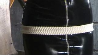 clip 10 trash bag fetish bdsm porn | Bound In Rubber Scene 2 | fetish-2