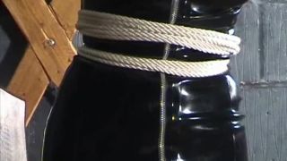 clip 10 trash bag fetish bdsm porn | Bound In Rubber Scene 2 | fetish-5