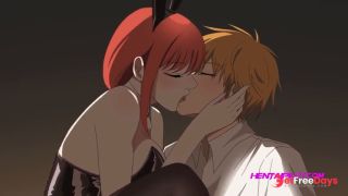 Nobara Asisting While Denji is Fucking Makima on Her Back-3