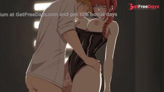Nobara Asisting While Denji is Fucking Makima on Her Back-9