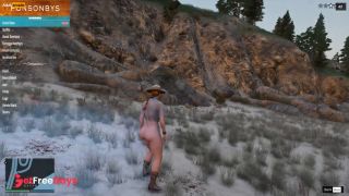 [GetFreeDays.com] GTA V Nude Mod Installed Game Play Part 21 GTA 5 Missions Story Mode Sex Stream October 2022-5