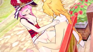 Wet Waifus - Charlotte gets Horny for some Sensual Sex - Genshin Impact Hentai-5