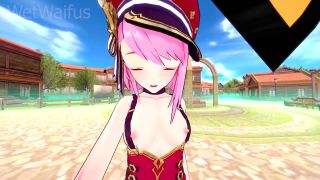 Wet Waifus - Charlotte gets Horny for some Sensual Sex - Genshin Impact Hentai-9