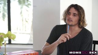 Hardcore Busty Hot Milf Nina Elle Seduces Mila Jades Tutor Turns Threesome into Dick Riding Lessons-1