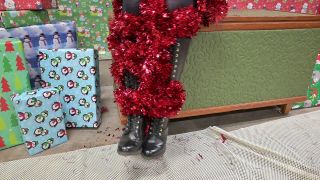 Evil Santa Catches Lady Midnight - Cinchedandsecured.-2
