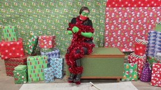 Evil Santa Catches Lady Midnight - Cinchedandsecured.-3