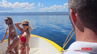 Candee Licious, Veronica Leal - Deck Divas Chapter 1: Slutty Blondes And Enjoy Lesbo Action - Natural tits-2