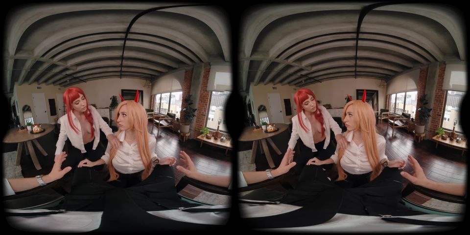 xxx video 7 Chainsaw Man: Makima and Power - Gear VR 60 Fps, goddess serena femdom on cosplay 