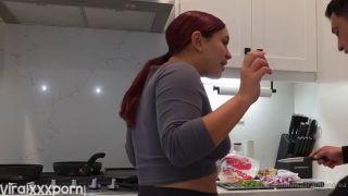  my only fans Isaacandandrea OnlyFans video of Petite Cutie in tight outfit cooking while teasing with ass Isaacandandrea, Andreasmelons-3
